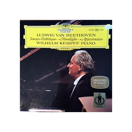 LUDWIG VAN BEETHOVEN - WILHELM KEMPFF – SONATEN - PATHÉTIQUE · MONDSCHEIN - MOONLIGHT · APPASSIONATA