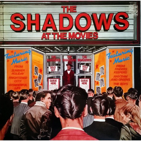 THE SHADOWS -THE SHADOWS AT THE MOVIES 1978 LP.