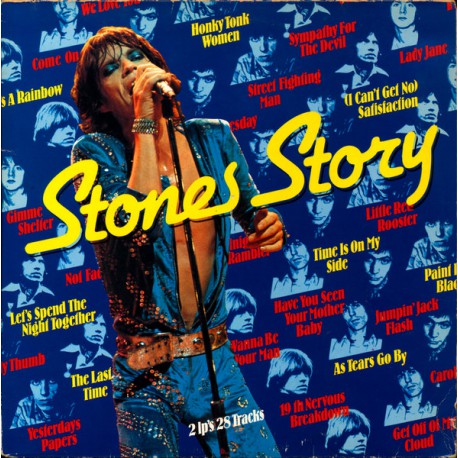THE ROLLING STONES STONES STORY 1975 LP.