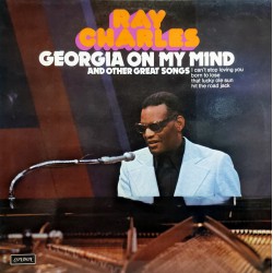 RAY CHARLES GEORGIA ON MY MIND AND OTHER GREAT SONGS 1976 LP.