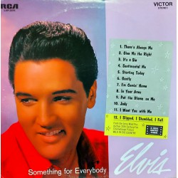 ELVIS PRESLEY SOMETHING FOR EVERYBODY 1977 LP.