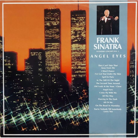 FRANK SINATRA LEGENDARY CONCERTS VOL. 3 ANGEL EYES LP.