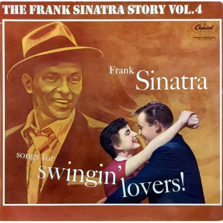FRANK SINATRA STORY VOL. 4 SONGS FOR SWINGIN' LOVERS 1971 LP.