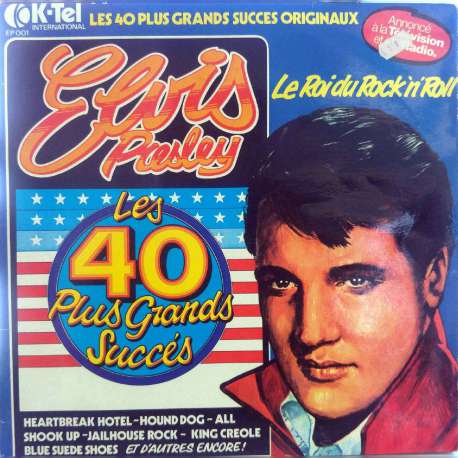 ELVIS PRESLEY SUS 40 MAYORES EXITOS ORIGINALES DOUBLE 1976 LP