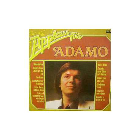ADAMO APPLAUS FUR ADAMO 1981 LP