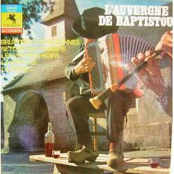 LAUVERGNE DE BAPTISTOU 1972 FRANSIZ FOLK ENSTRUMENTAL LP