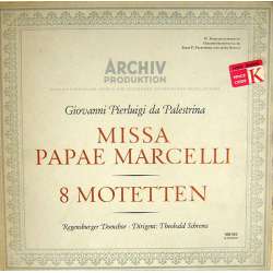 MISSA PAPAE MARCELLI 8 MOTETTEN KLASİK LP.