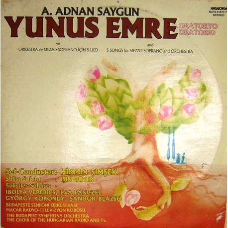 ADNAN SAYGUN YUNUS EMRE ORATORYOSU DOUBLE LP.