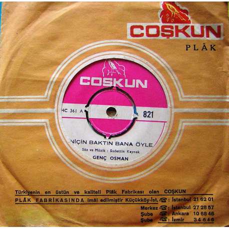 GENÇ OSMAN NİÇİN BAKTIN BANA ÖYLE ~ SENSİZ GECELER
