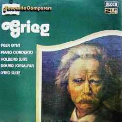 GRIEG FAVOURITE COMPOSERS  KLASİK DOUBLE LP.