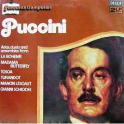 PUCCINI FAVOURITE COMPOSERS  KLASİK DOUBLE LP.