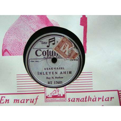 TAŞ PLAK HAFIZ BURHAN İNLEYEN AHIM  BENİ TEK ATEŞE YAK
