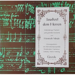 HEINRICH SCHUTZ, Jauchzet Dem Herren KLASİK LP.