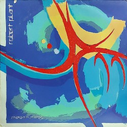 ROBERT PLANT SHAKEN "N" STIRRED 1985 LP.