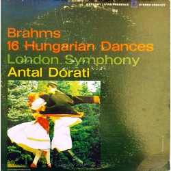 JOHANNES BRAHMS 16 HUNGARIAN DANCES 1966 KLASİK LP.