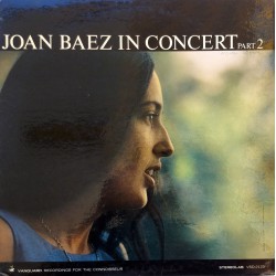JOAN BAEZ IN CONCERT Part 2 1963 LP.
