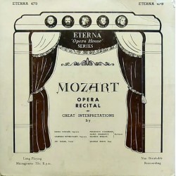 MOZART OPERA RECITAL LP.
