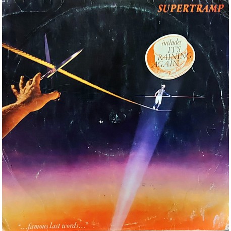 SUPERTRAMP FAMOUS LAST WORDS LP.