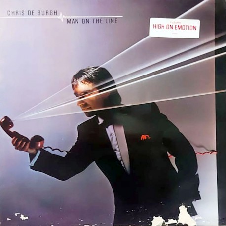 CHRIS DE BURGH MAN ON THE LINE 1984 LP.