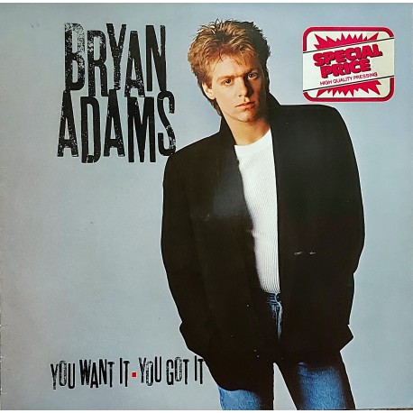 BRYAN ADAMS YOU WANT IT, YOU GOT IT 1984 LP.