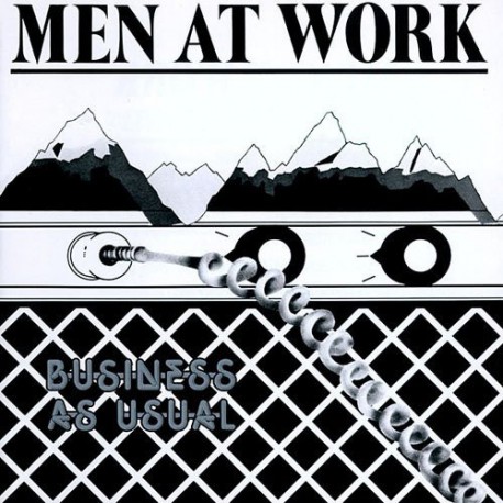 MEN AT WORK BUSINESS AS USUAL 1981 LP.
