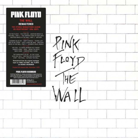 PINK FLOYD, The WALL  (2016 Remastered Version) LP.