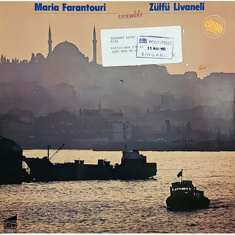 MARIA FARANTOURI ve ZÜLFÜ LİVANELİ, ENSEMBLE 1983 LP.
