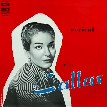 MARIA CALLAS, RECITAL 1955 LP.