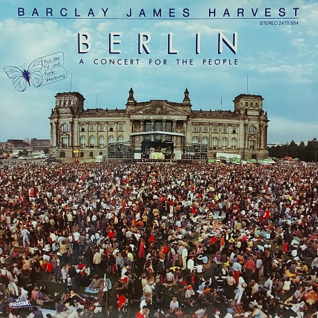 BARCLAY JAMES HARVEST, BERLIN A Concert For The People, 1982 LP.