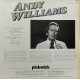 ANDY WILLIAMS UNCHAINED MELODY, CRISES 1983 LP.