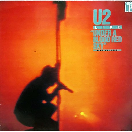 U2 LIVE UNDER A BLOODRED SKY 1983 LP.