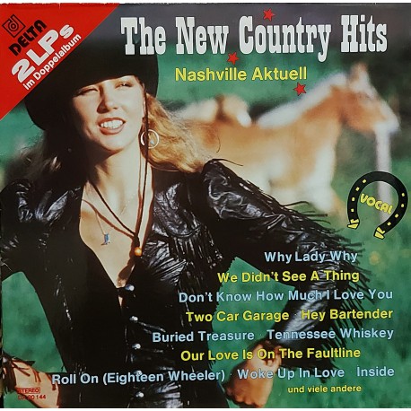 The NEW COUNTRY HITS NASHVILLE AKTUELL - ÇEŞİTLİ SANATÇILAR DOUBLE LP.