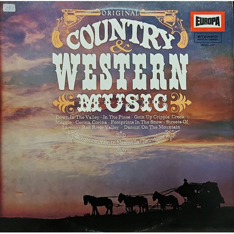 The NASHVILLE GAMBLERS - The WESTWARD WANDERERS – ORIGINAL COUNTRY & WESTERN MUSIC 1975 LP.