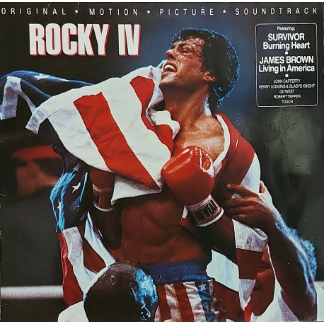 ROCKY IV ORIGINAL MOTION PICTURE SOUNDTRACK 1985 LP.