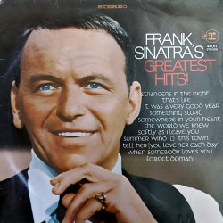 FRANK SINATRA, FRANK SINATRA'S GREATEST HITS 1975 LP.