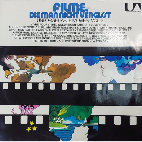 FILME, DIE MAN NICHT VERGISST UNFORGETTABLE MOVIES Vol. 2 LP.