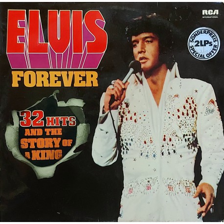 ELVIS PRESLEY FOREVER 1974 DOUBLE LP.