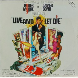 007 LIVE AND LET DIE ORIGINAL MOTION PICTURE SOUNDTRACK 1973 LP.