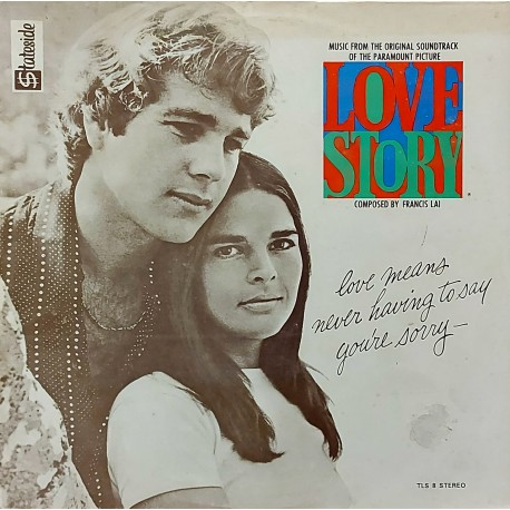 FRANCIS LAI LOVE STORY MUSIC FROM THE ORIGINAL  SOUNDTRACK OF THE PARAMOUNT PICTURES 1970 LP.