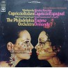 TCHAIKOVSKY / RIMSKY-KORSAKOV The PHILADELPHIA ORCHESTRA EUGENE ORMANDY CAPRICCIO ITALIEN / CAPRICCIO ESPAGNOL 1966 LP.