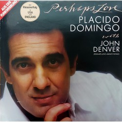 PLACIDO DOMINGO wıth JOHN DENVER PERHAPS LOVE 1981 LP.