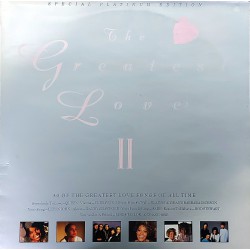 The GREATEST LOVE II 1989 SPECIAL PLATINUM EDITION DOUBLE LP.