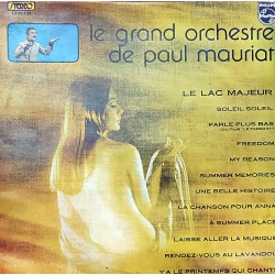 LE GRAND ORCHESTRE DE PAUL MAURIAT LE LAC MAJEUR 1973 LP.