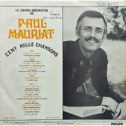 LE GRAND ORCHESTRE DE PAUL MAURIAT CENT MILLE CHANSONS 1968 LP.