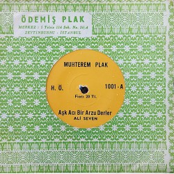 ALİ SEVEN AŞK ACI BİR ARZU DERLER ~ ÇİLE ÇEKMEYE Mİ GELDİM DÜNYAYA YARAP