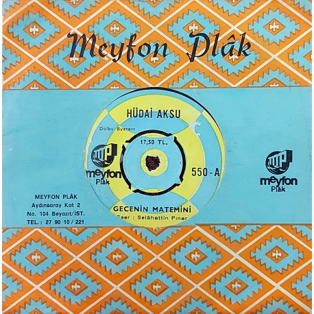 HÜDAİ AKSU GECENİN MATEMİNİ ~ KÜŞADE TALİHİM