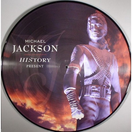 MICHAEL JACKSON HISTORY PRESENT PICTURE DISK LP.