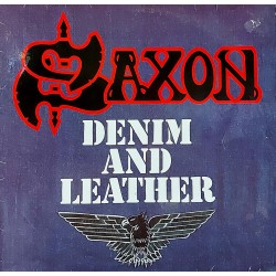 SAXON - DENIM And LEATHER 1981 LP.
