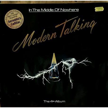 MODERN TALKING IN THE MIDDLE OF NOWHERE THE  4st ALBUM 1986 LP.