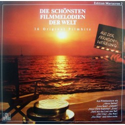 ÇEŞİTLİ SANATÇILAR DIE SCHONSTEN FILMMELEDOIEN DER WELT (16 ORIGINAL FILM HITS ) 1982 SOUNDTRACK LP.